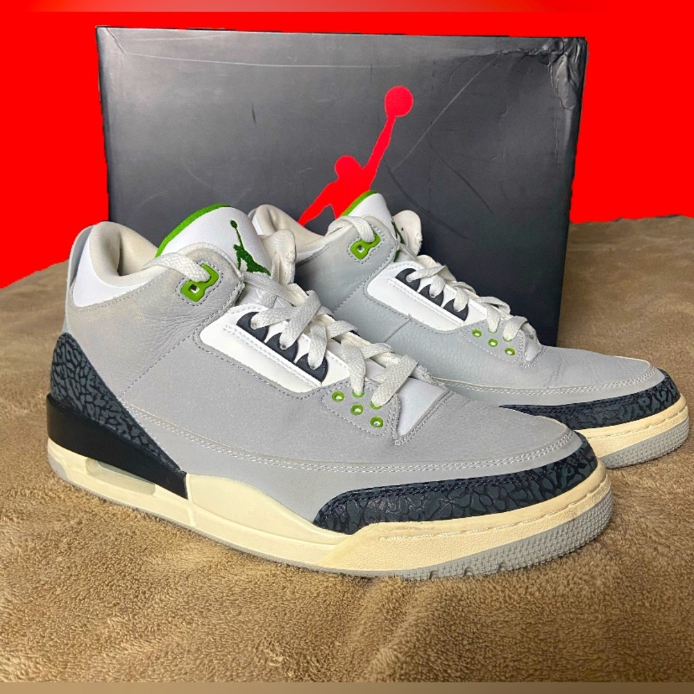 *SOLD* Size 12 - Jordan 3 Retro ‘Chlorophyll’ 2018